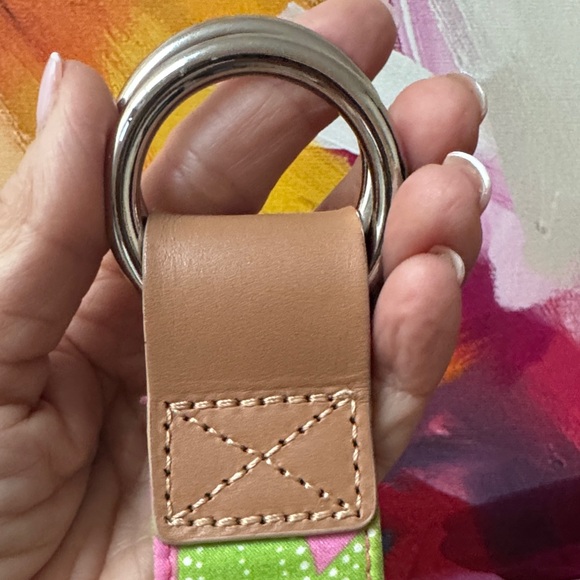 Lilly Pulitzer Green and Pink Belt 40" - Picture 3 of 8